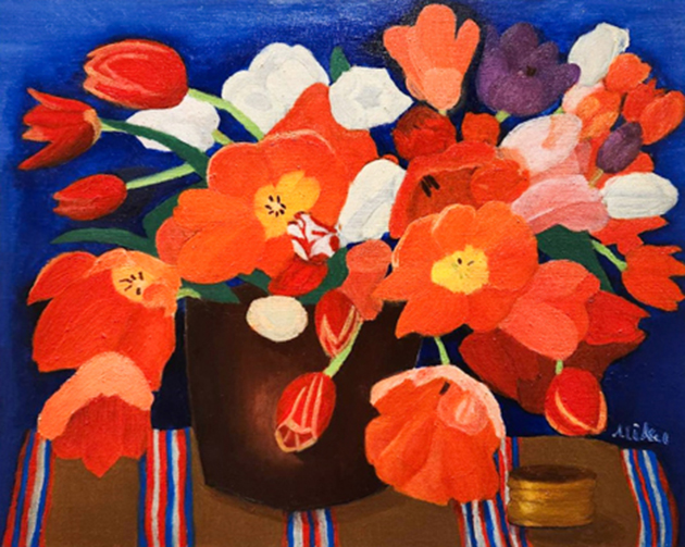 小学生クラスが描いた絵